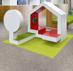 Forbo Modul'up Compact Graphic 409UP43C black & white doodle фото 3 | FLOORDEALER